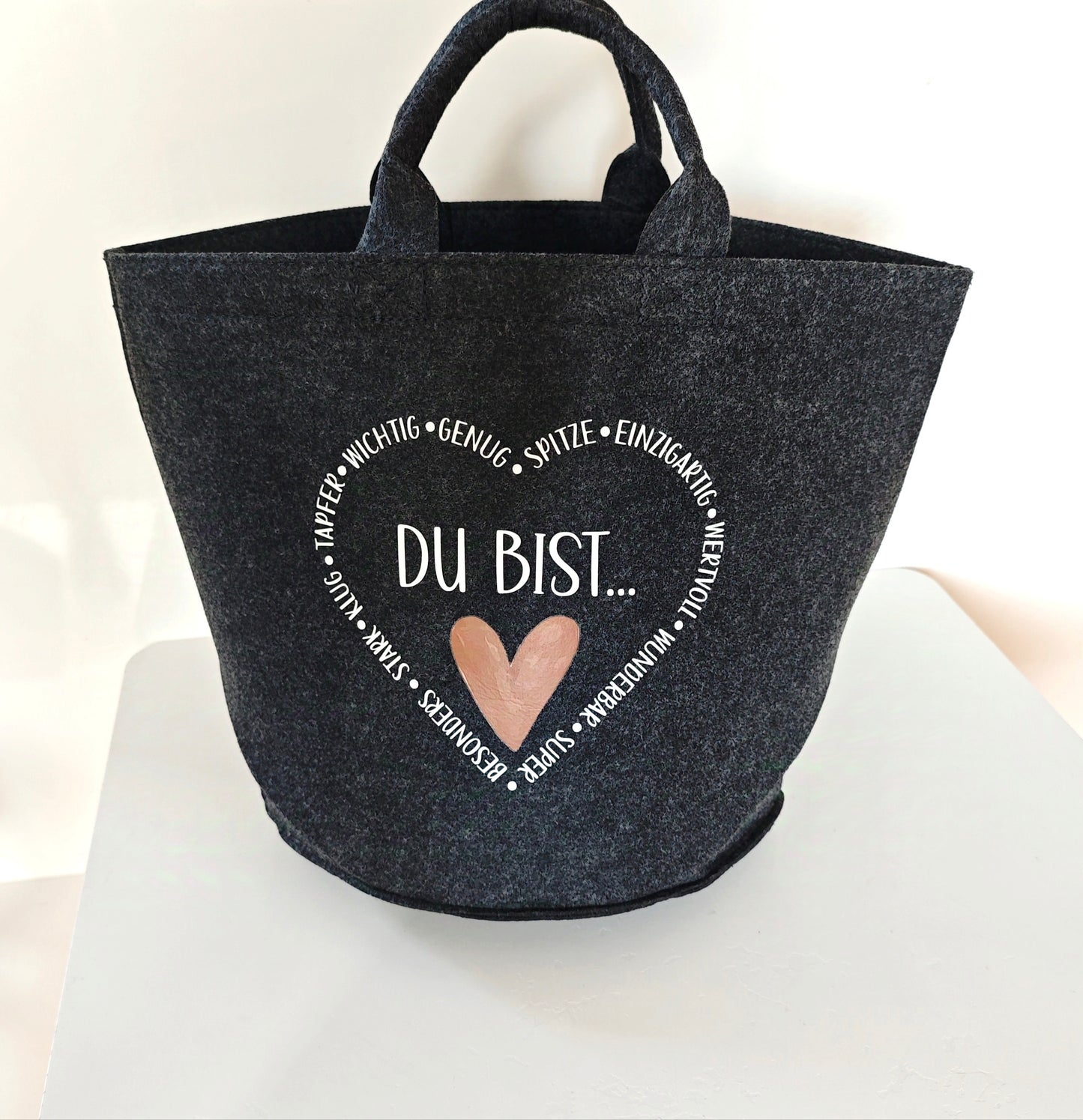 Korbtasche "Du bist..."