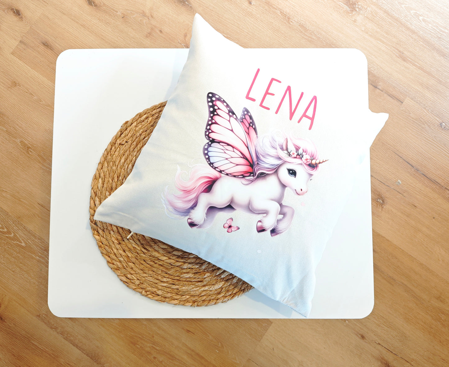 Personalisiertes Kissen "Einhorn"