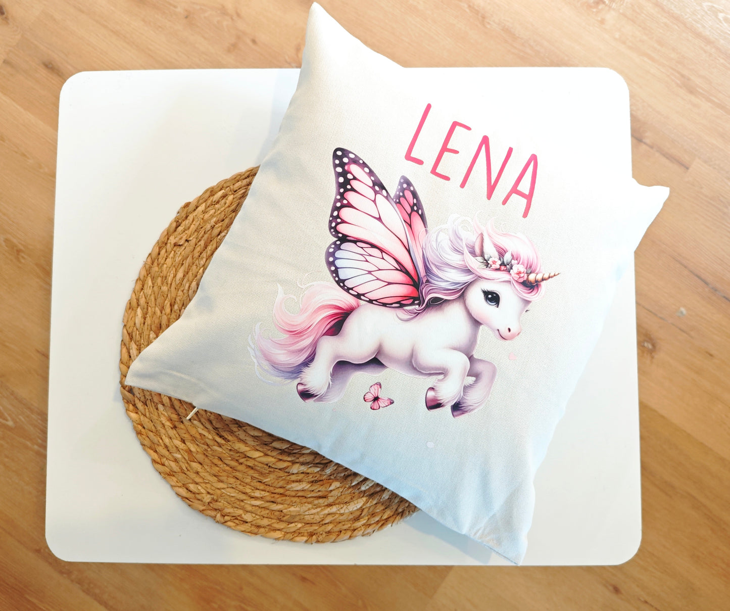 Personalisiertes Kissen "Einhorn"