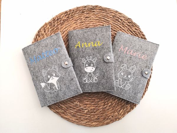 Mutter-Kind-Pass Hülle mit Tiermotiv