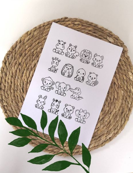 Mutter-Kind-Pass Hülle mit Tiermotiv