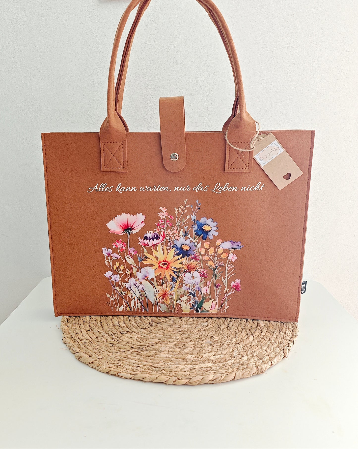 Filztasche "Blumenwiese"