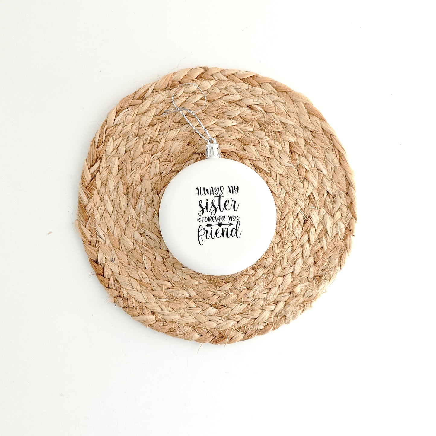 Weihnachtskugeln "Schwester"