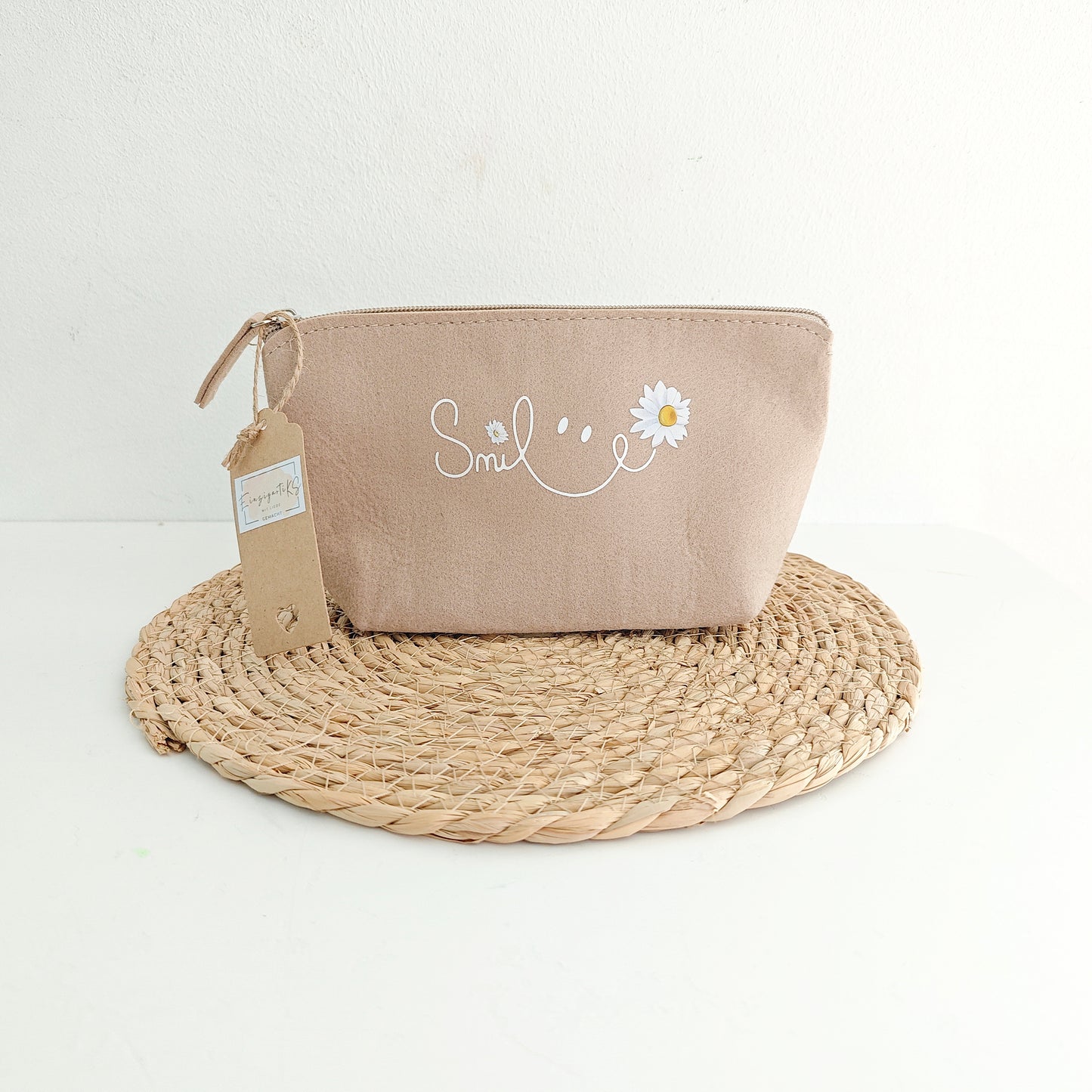 Universaltasche S beige "Smile"