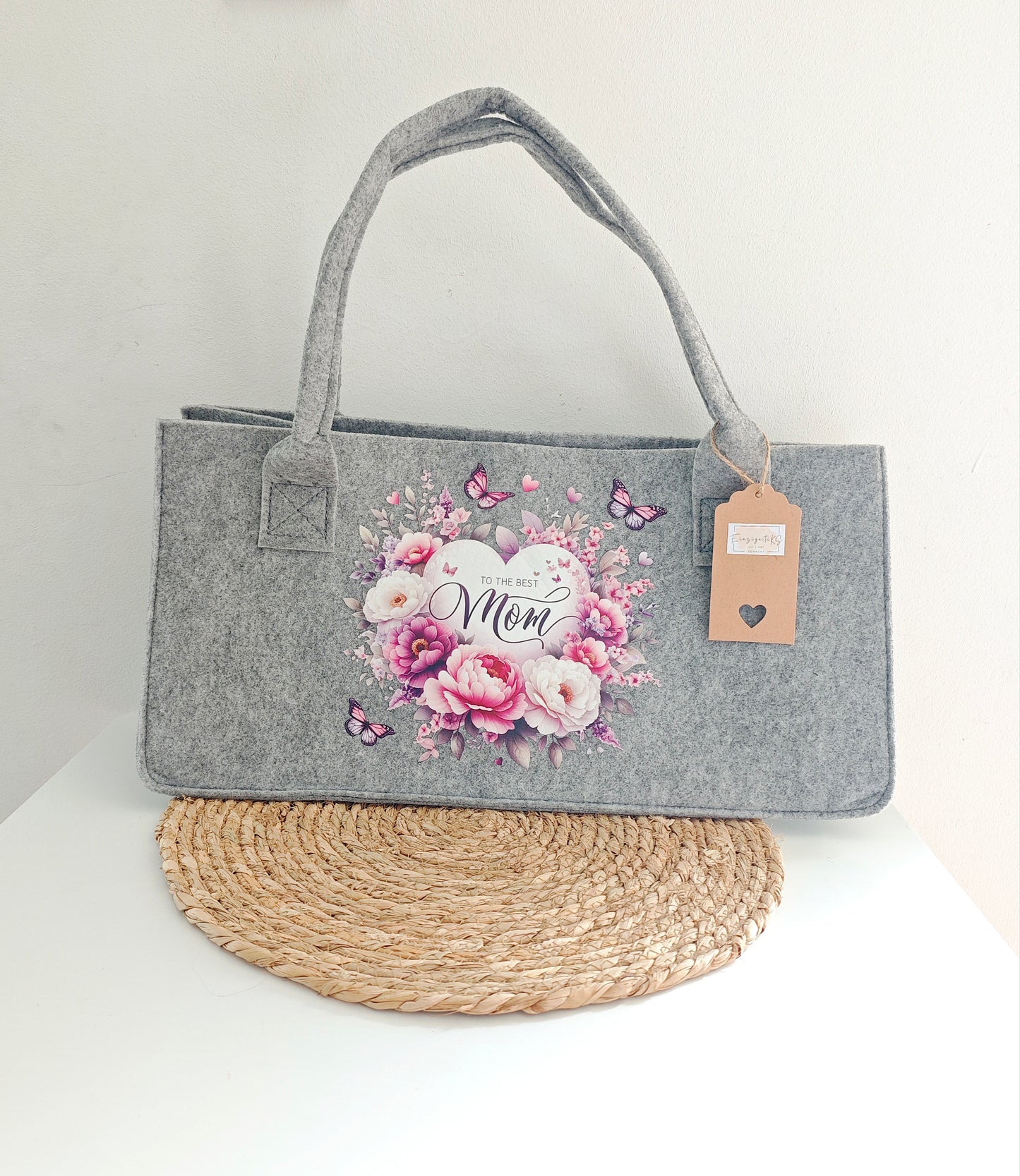 Filz Tasche "To the best Mom"