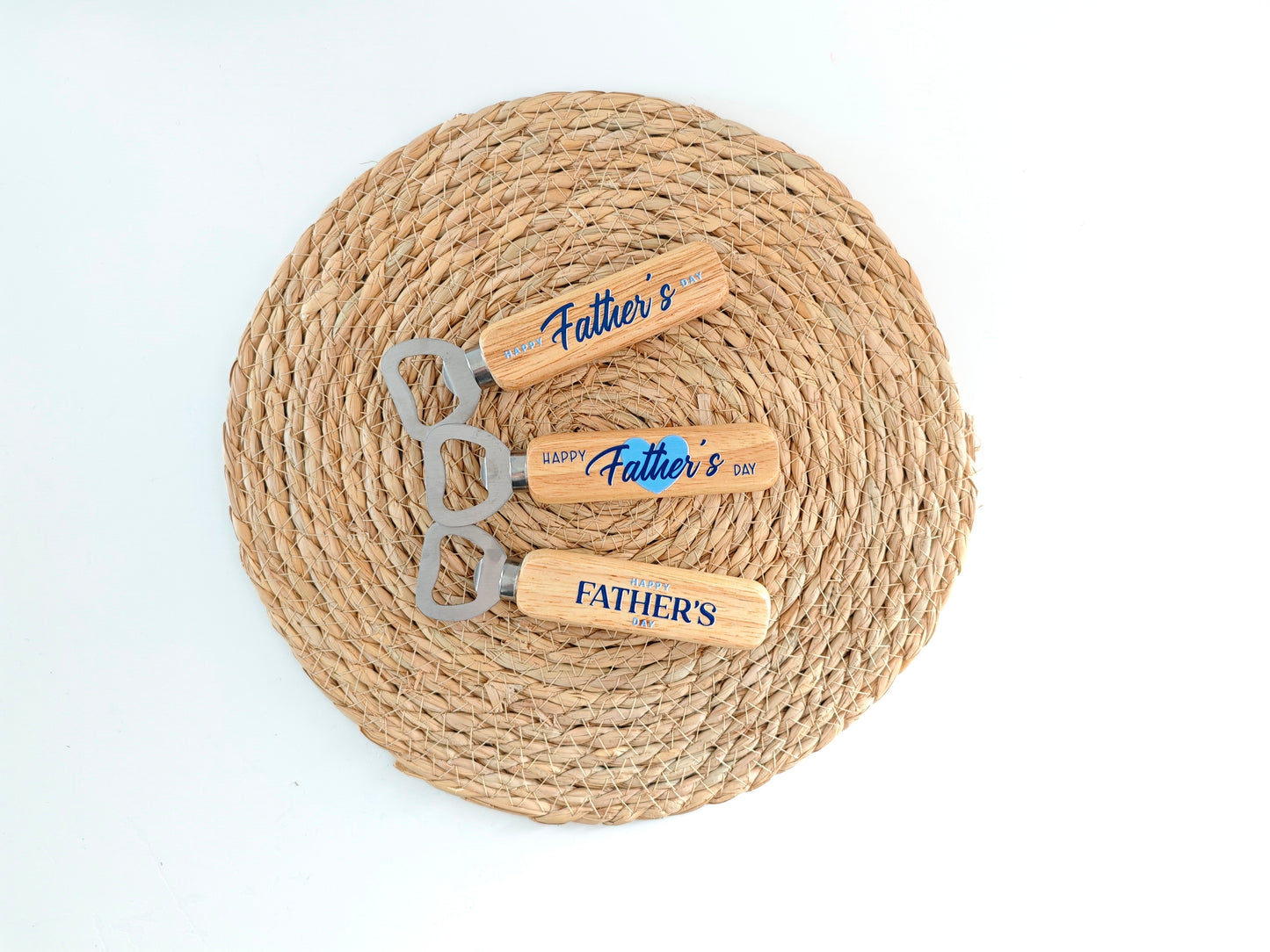 Holz Flaschenöffner "Vatertag"