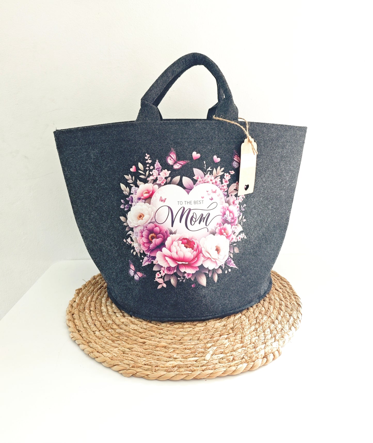 Filz Tasche "To the best Mom"
