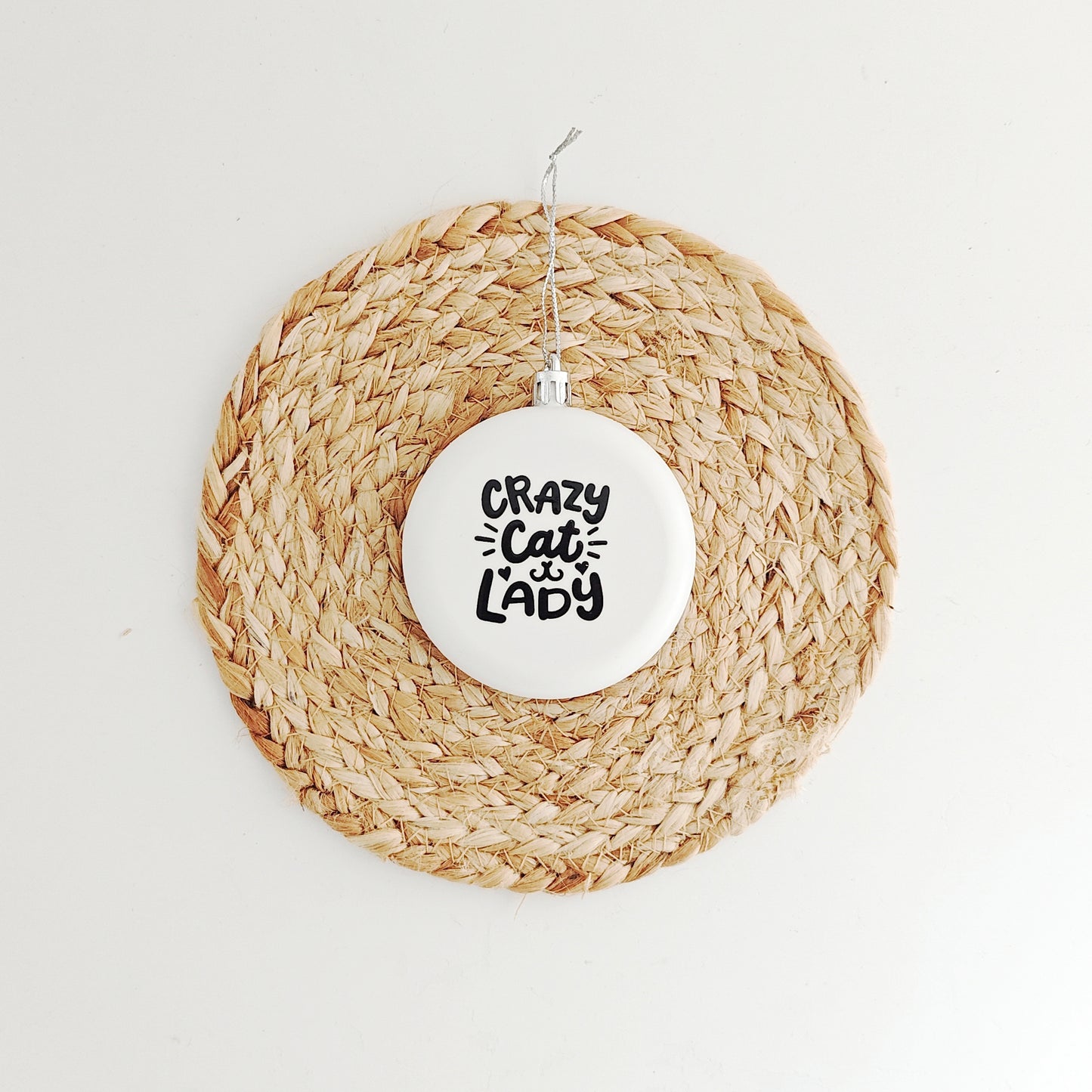 Weihnachtskugeln "Katze"