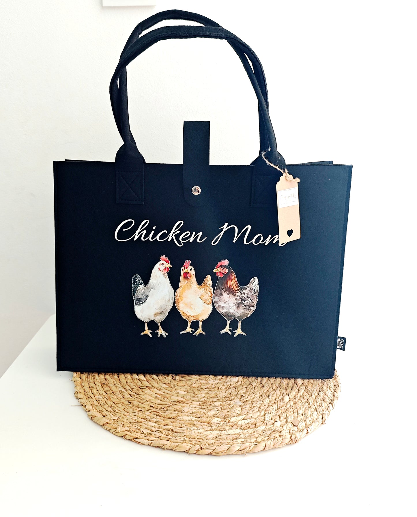 Filztasche "Hühner"