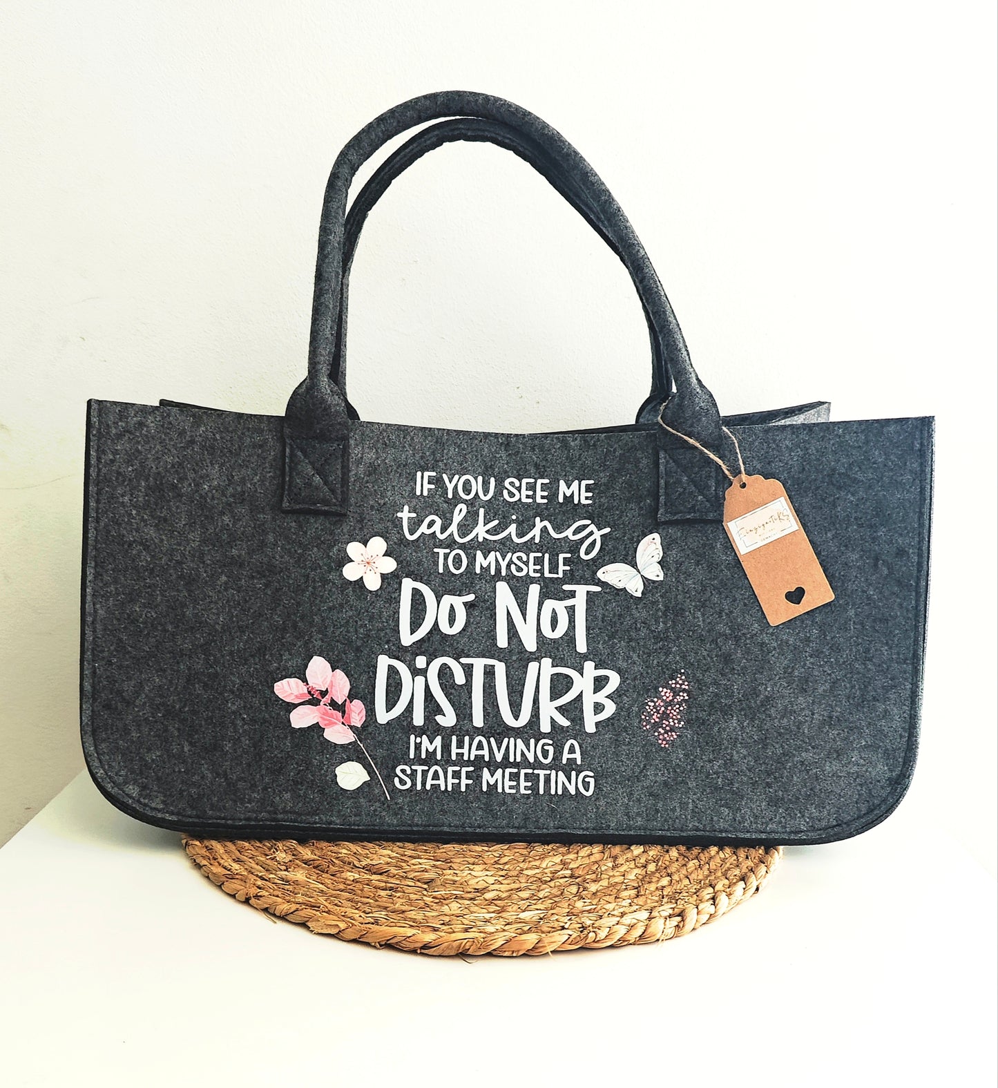 Filztasche XL "Do not disturb"