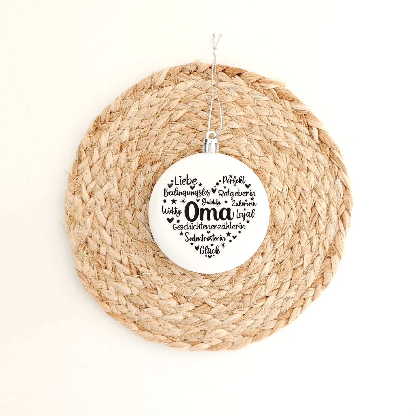 Weihnachtskugel "Oma"