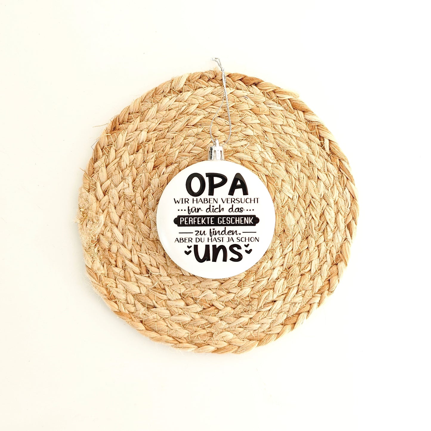 Weihnachtskugel "Opa"