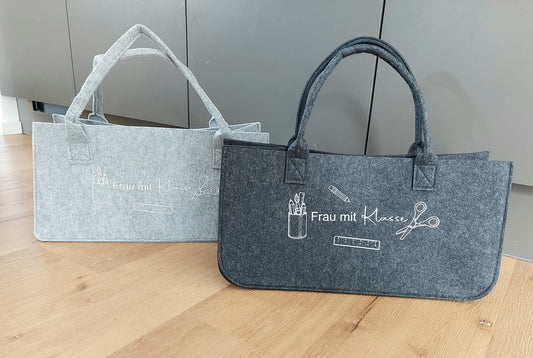 XL Filztasche "Lehrerin mit Klasse"