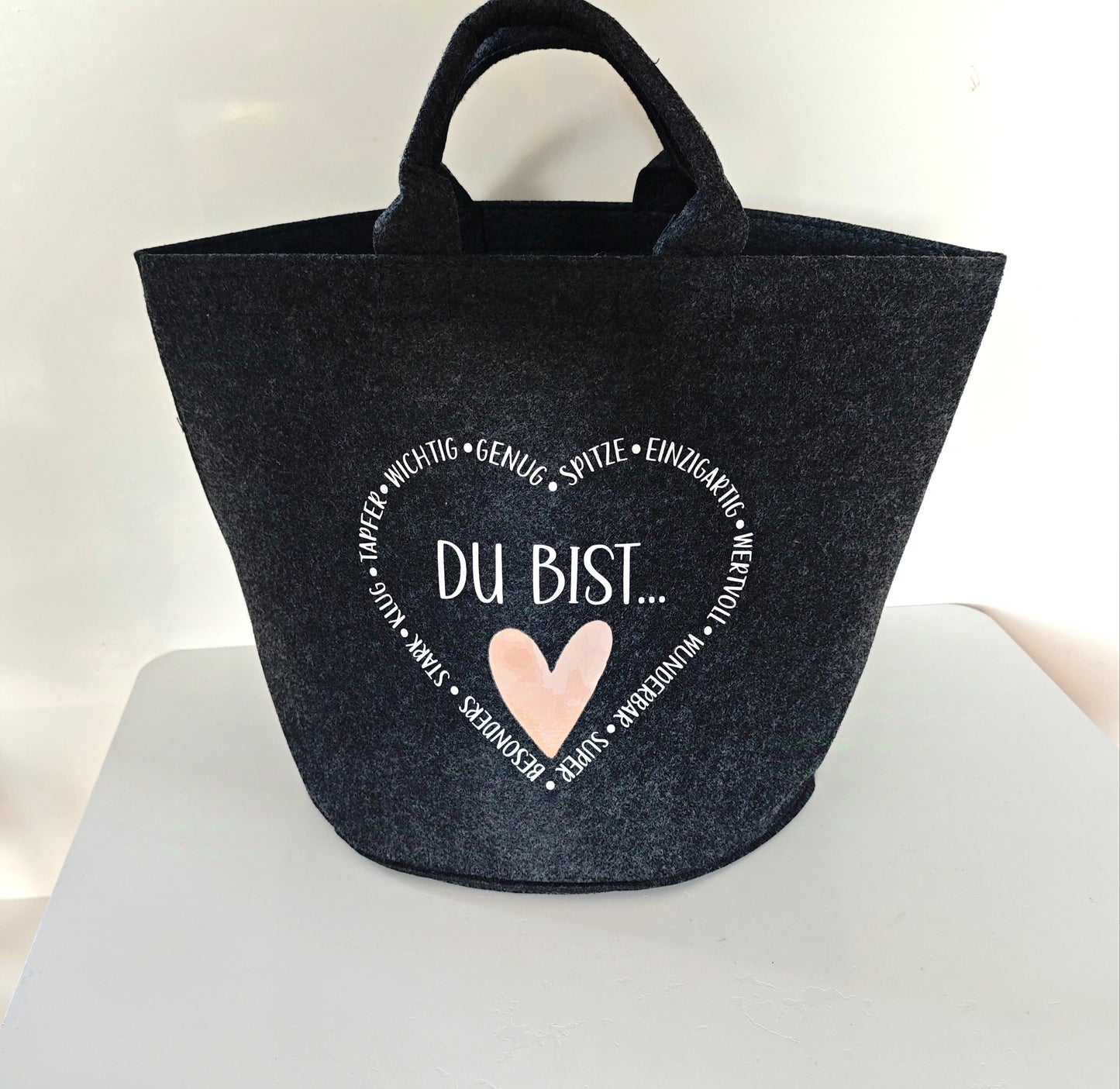Korbtasche "Du bist..."