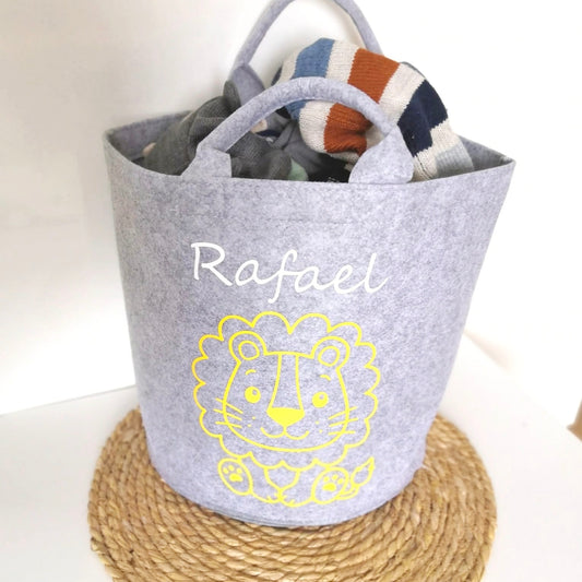 Personalisierte Korb Tasche "Tiere"