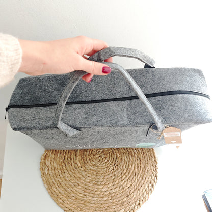 XL Tasche mit Zipp "Alltagsheldin"