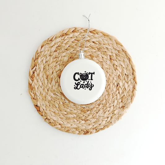 Weihnachtskugeln "Katze"