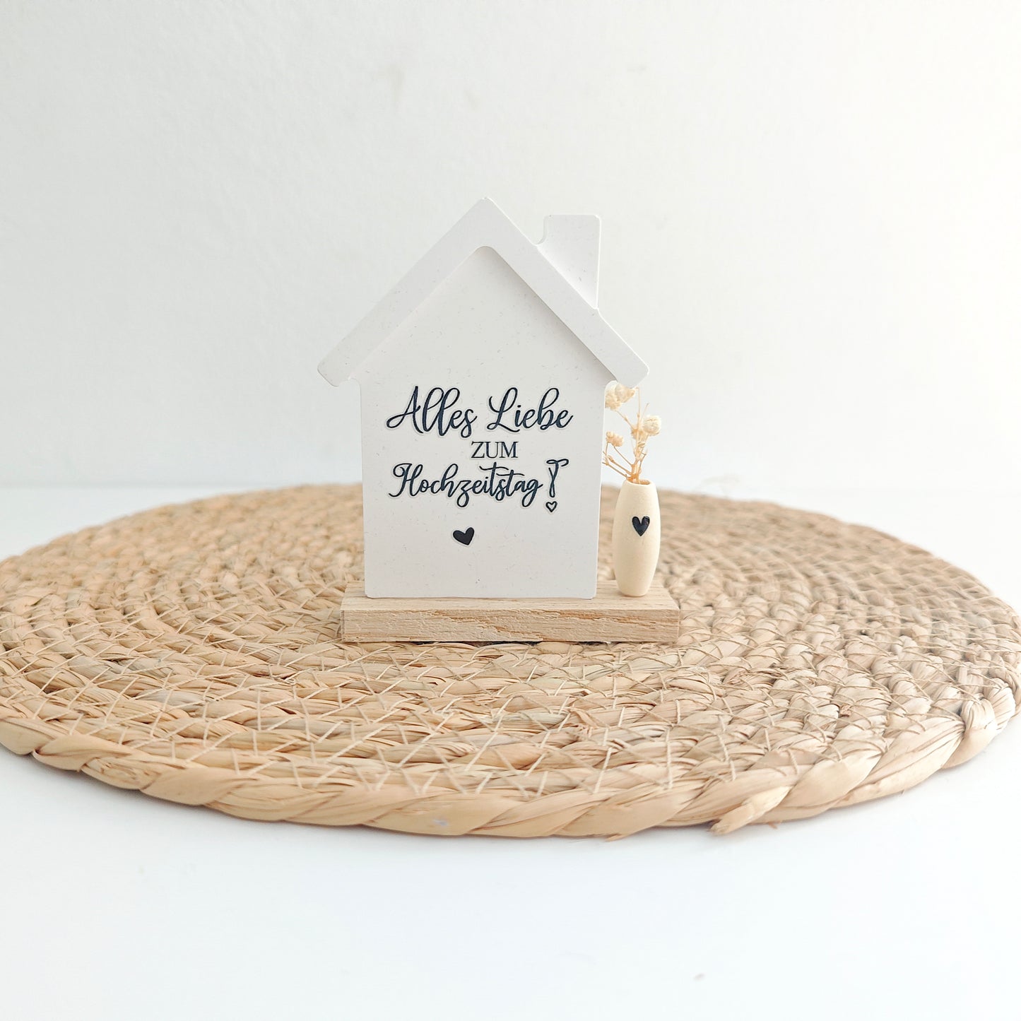 Deko Häuschen "Hochzeit"