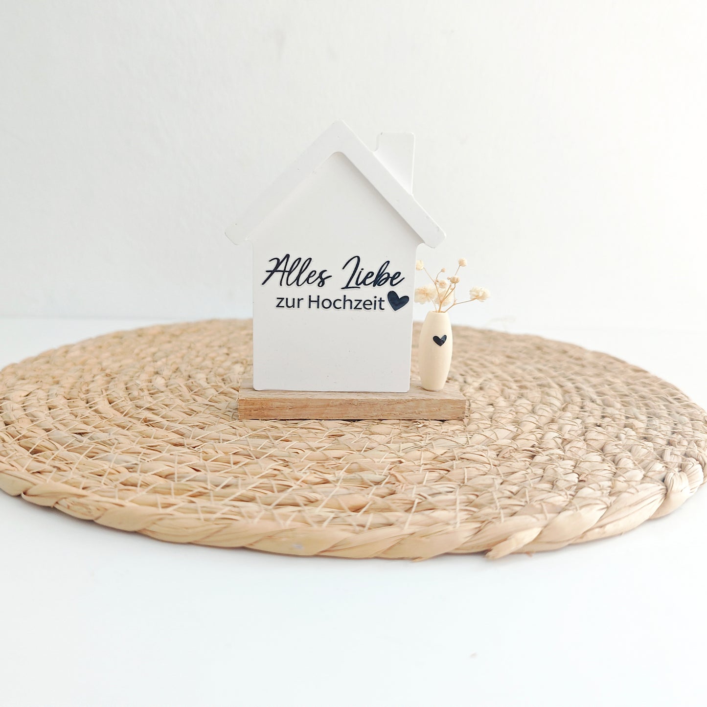 Deko Häuschen "Hochzeit"