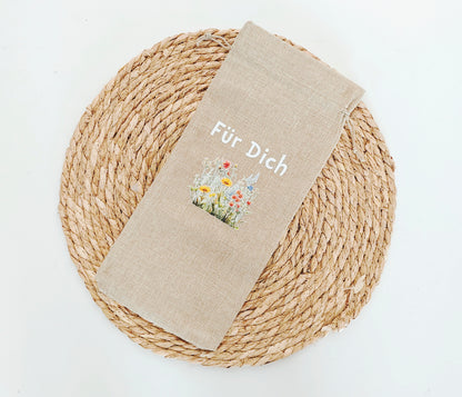 Flaschen Beutel "Für Dich"