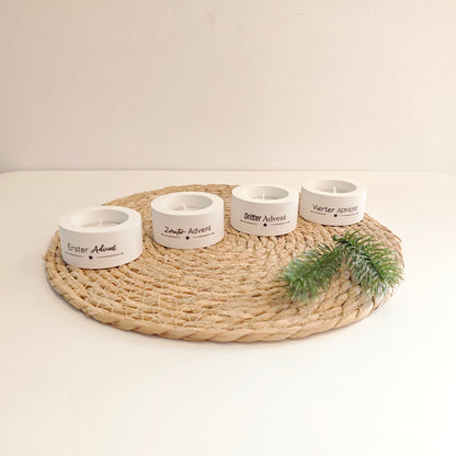 Adventskranz Teelichter S