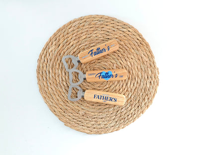 Holz Flaschenöffner "Vatertag"