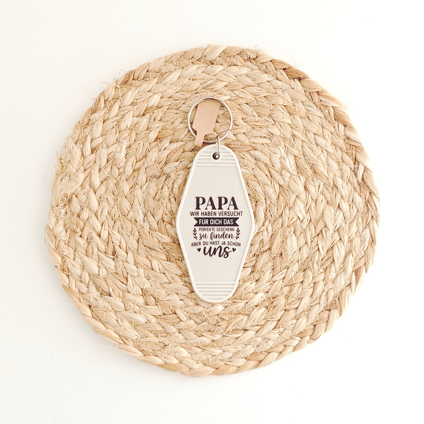 Schlüsselanhänger Kunststoff "Papa"