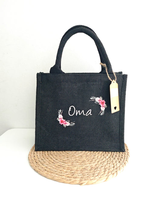 Jutetasche S "Oma"
