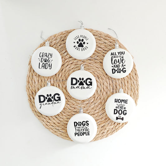 Weihnachtskugeln "Hund"