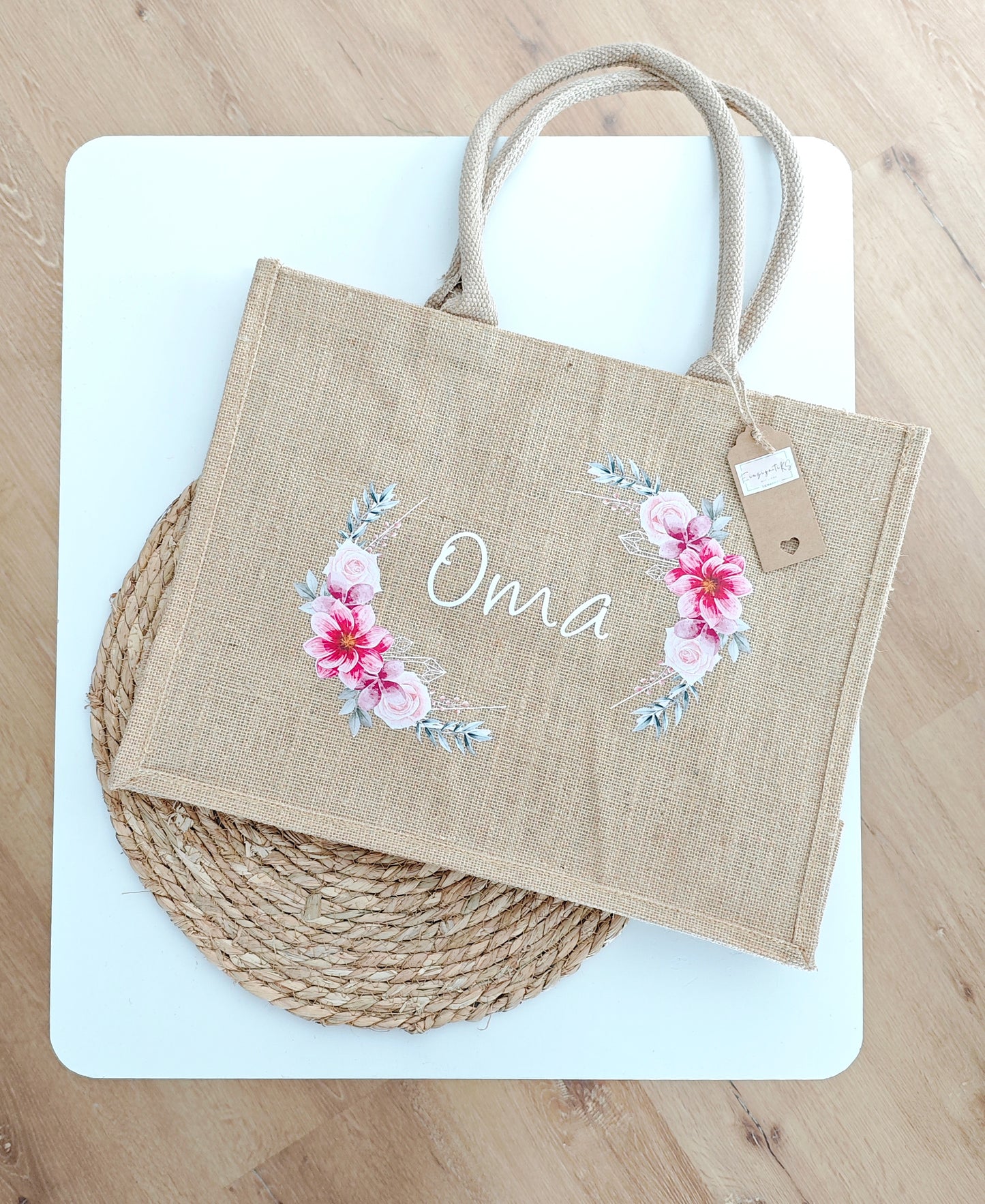 Jutetasche L "Oma"