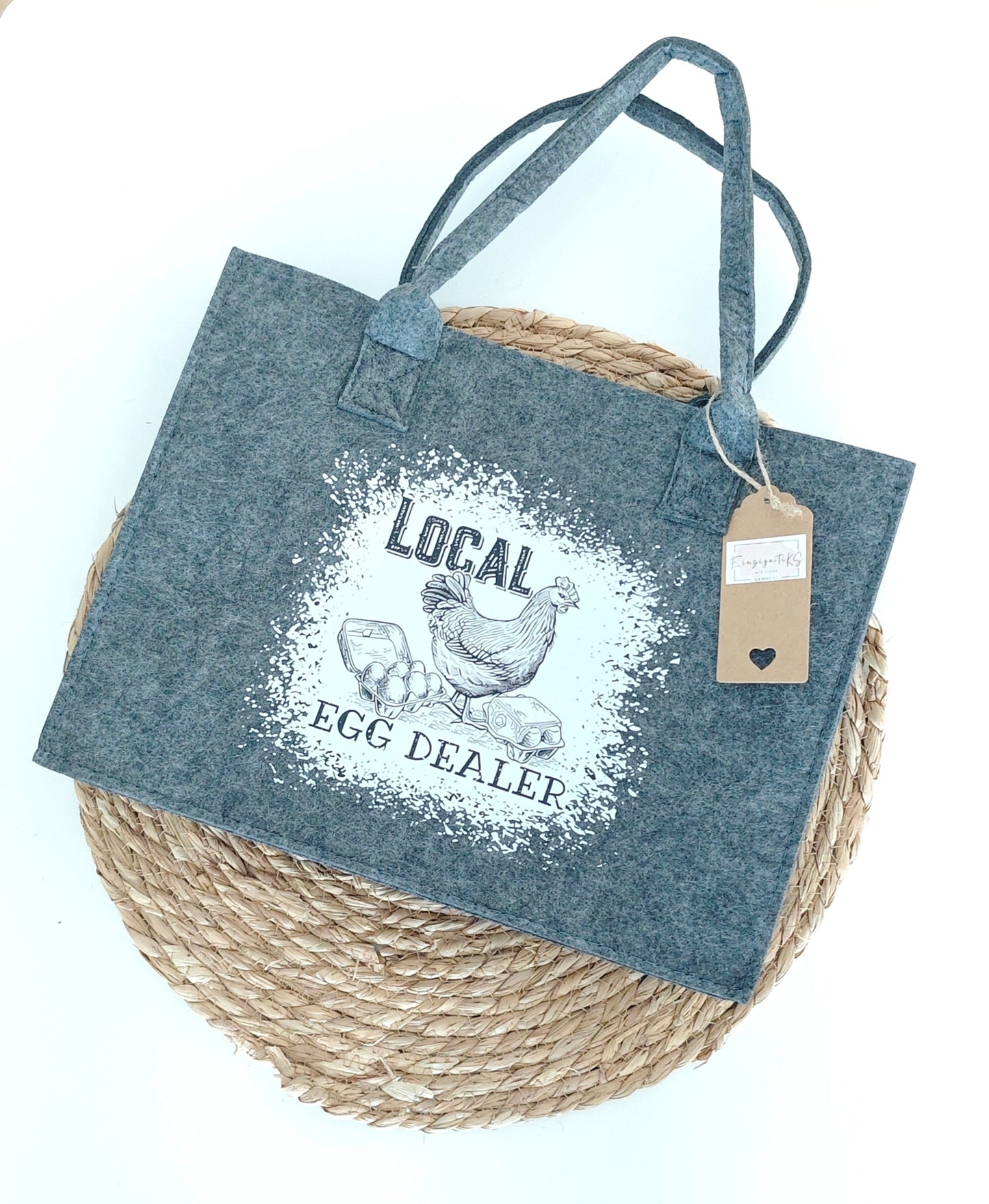 Filztasche S "Local Egg Dealer"