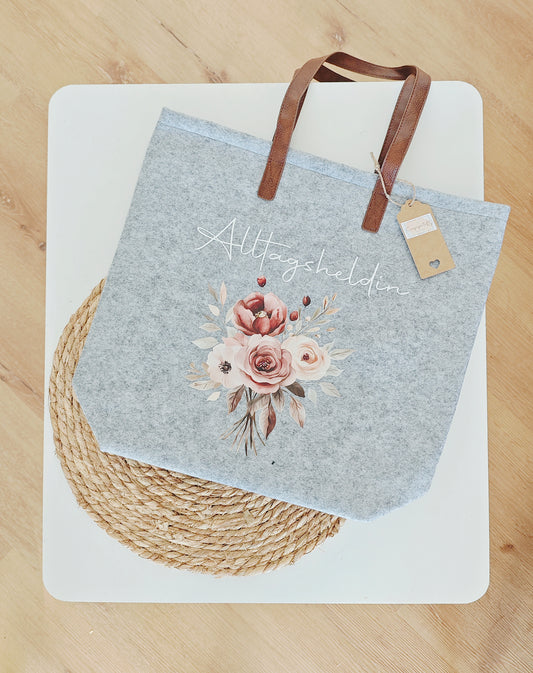 Filztasche "Alltagsheldin"