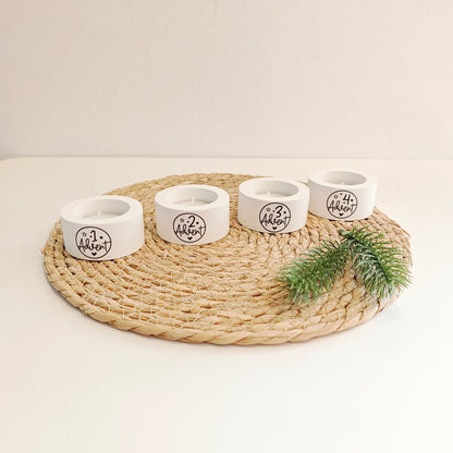 Adventskranz Teelichter S
