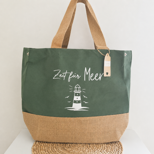 Badetasche "Zeit für Meer"