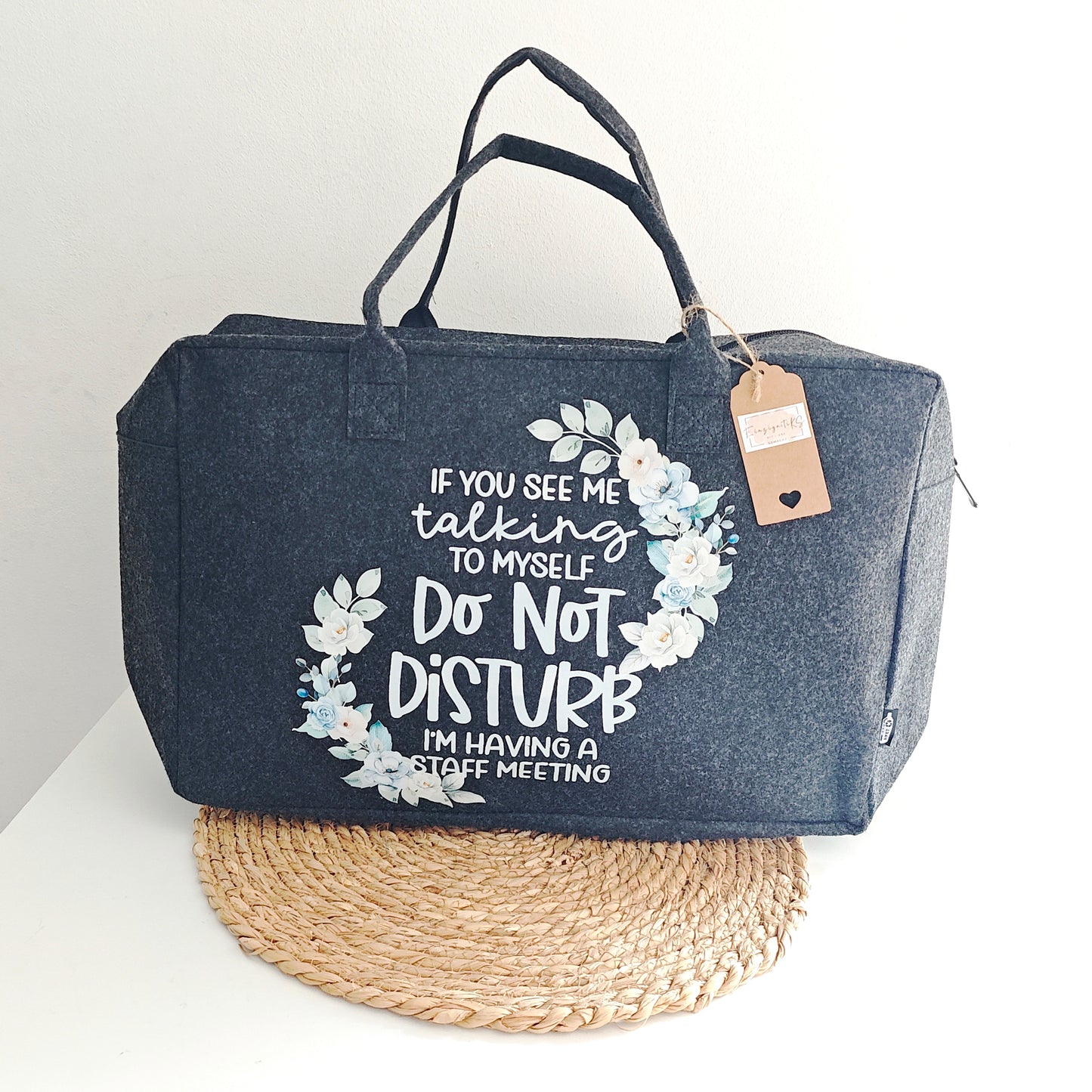 XL Filztasche "Do not disturb"