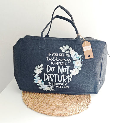 XL Filztasche "Do not disturb"
