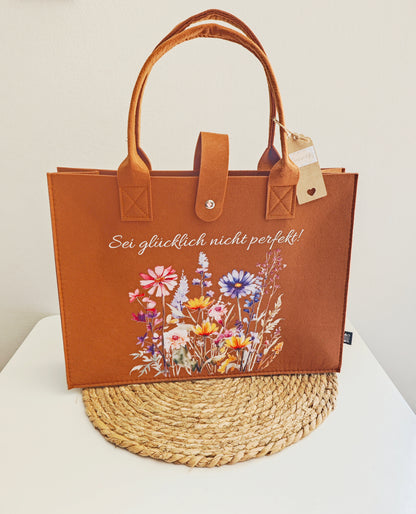 Filztasche "Blumenwiese"