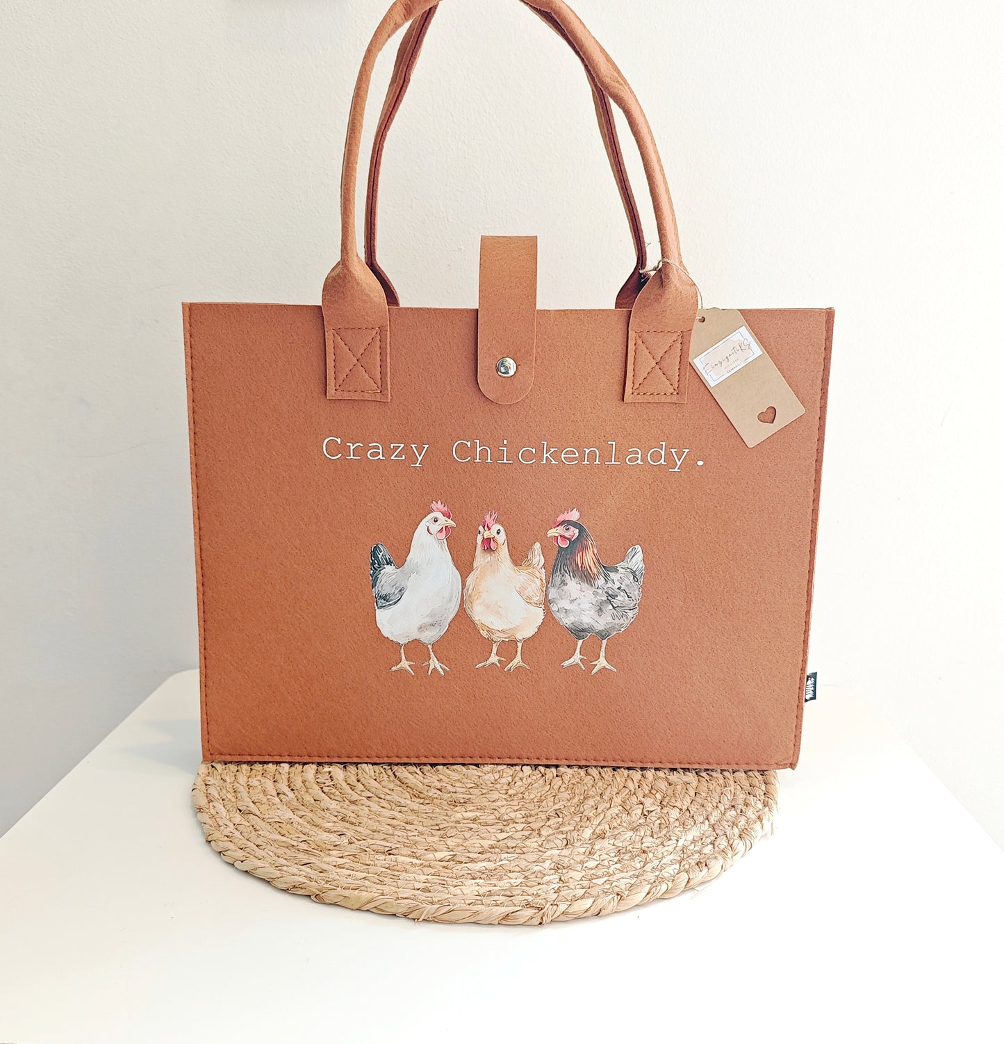 Filztasche "Hühner"