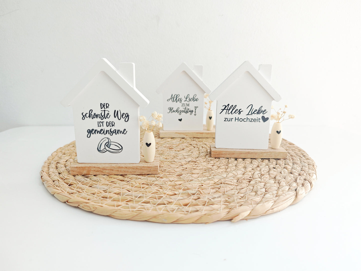 Deko Häuschen "Hochzeit"