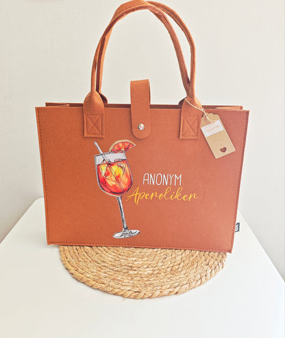 Filztasche "Aperol"