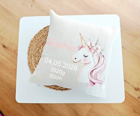 Geburtskissen "Einhorn"