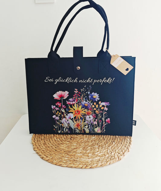Filztasche "Blumenwiese"