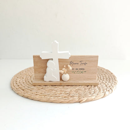 Deko Geschenk Taufe personalisiert