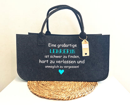 XL Filztasche "Lehrerin"
