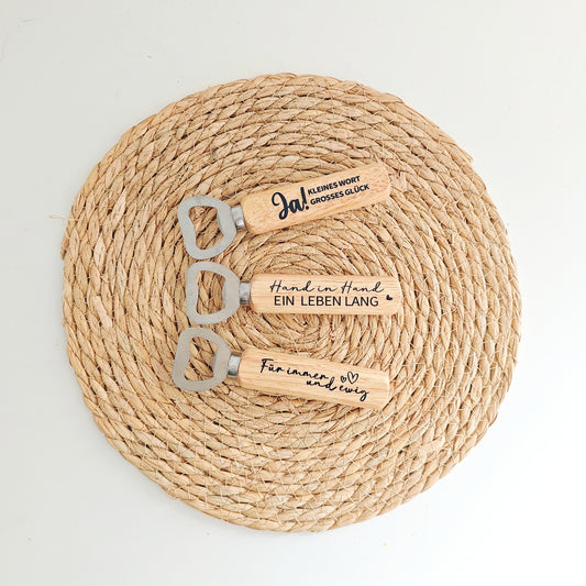 Flaschenöffner "Hochzeit"