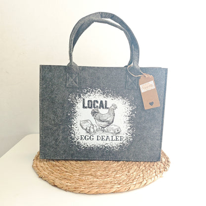 Filztasche S "Local Egg Dealer"